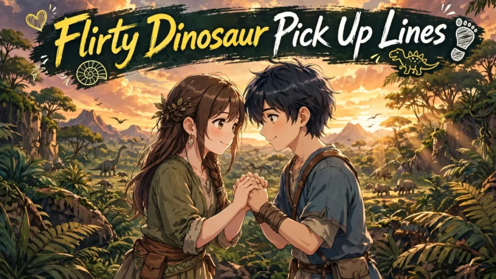 Flirty Dinosaur Pick Up Lines for a Prehistoric Spark