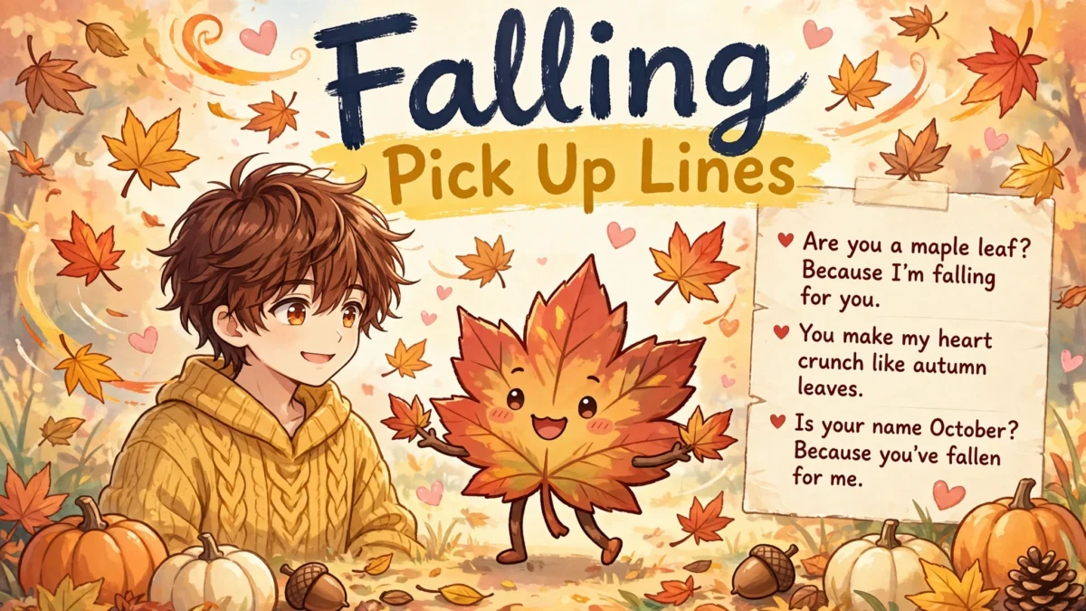 Falling Pick Up Lines