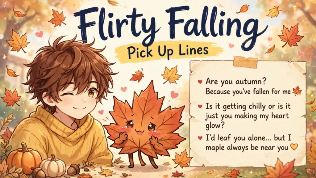 Flirty Falling Pick Up Lines