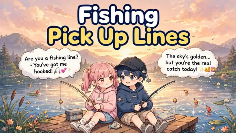 Fishing Pick Up Lines
