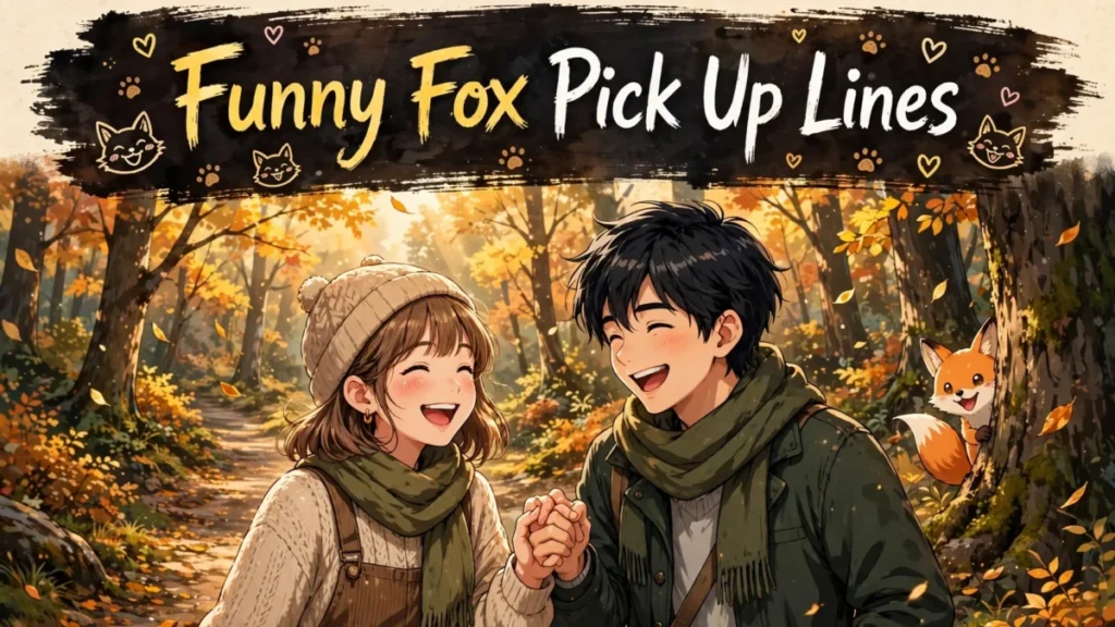 Funny Fox Pick Up Lines That Make Your Crush Laugh First