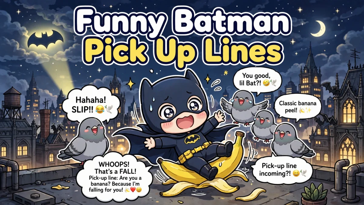 Funny Batman Pick Up Lines