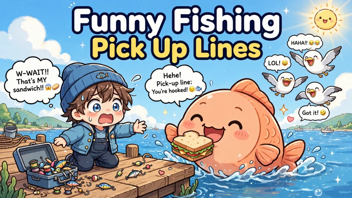 Funny Fishing Pick Up Lines