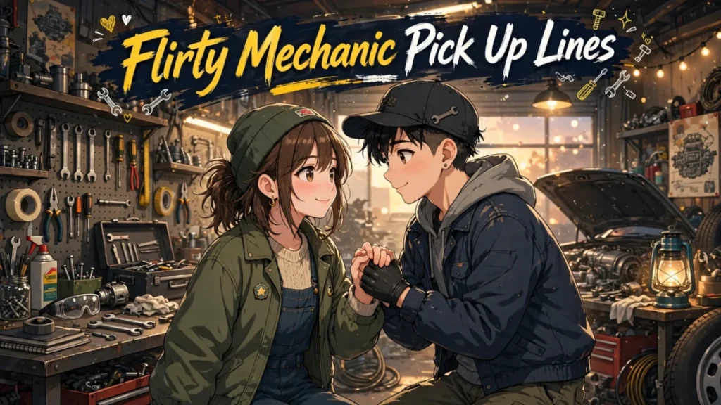Flirty Mechanic Pick Up Lines