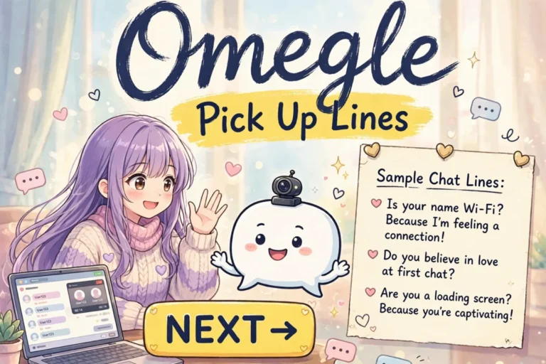 Omegle Pick Up Lines