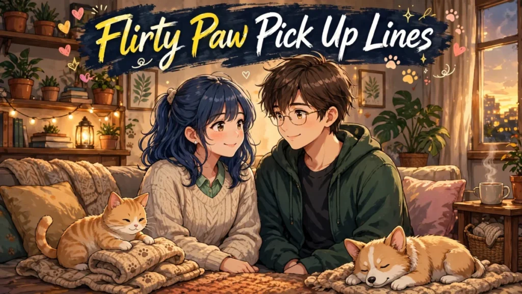 Flirty Paw Pick Up Lines for Your Crush