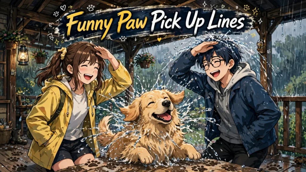 Funny Paw Pick Up Lines