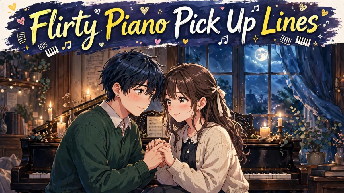 Flirty Piano Pick Up Lines