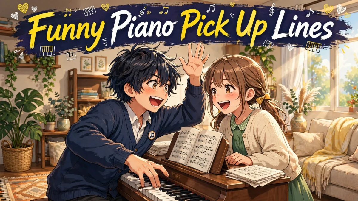 Funny Piano Pick Up Lines