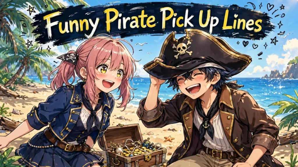 Pirate Pick Up Lines for Talk Like a Pirate Day