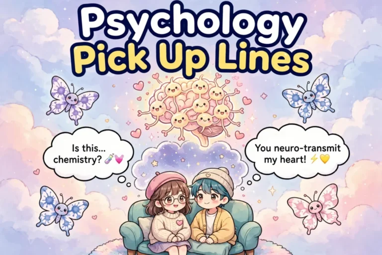 Psychology Pick Up Lines