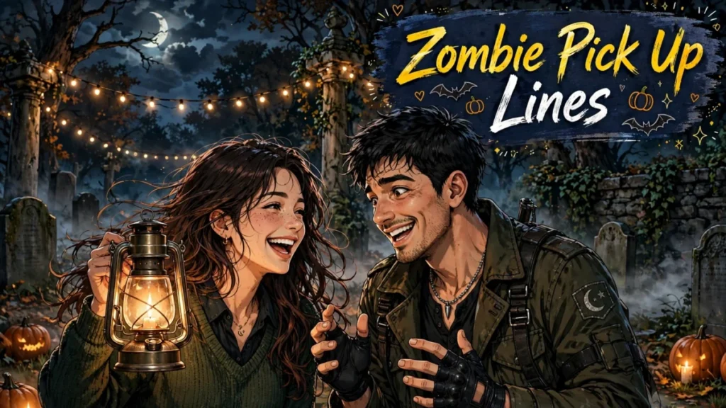 Funny zombie pick up lines